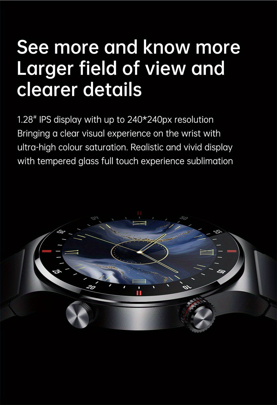 2023 New Wireless call Smart watch Men  Full touch Screen Sports fitness watch Wireless watch is Suitable For Android ios Smart watch