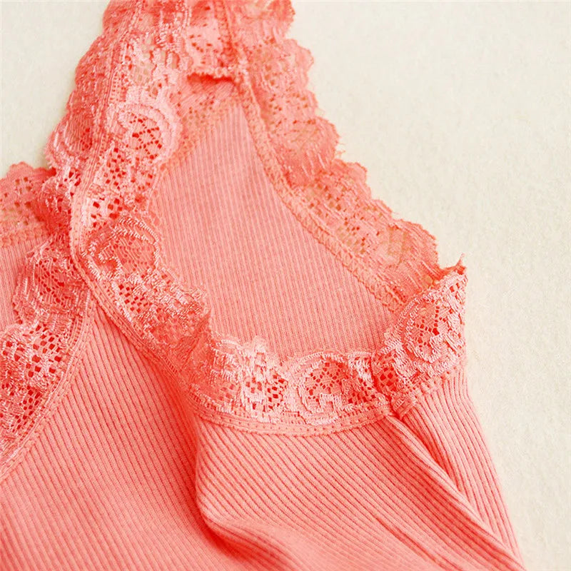 LaceLayer Tank – Sheer Lace Sleeveless Top  Delicate lace. Bold layering. Effortless allure.