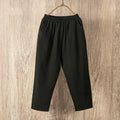LinenEase Harem Pants – Casual Elastic Summer Trousers  Relaxed comfort with effortless summer style.
