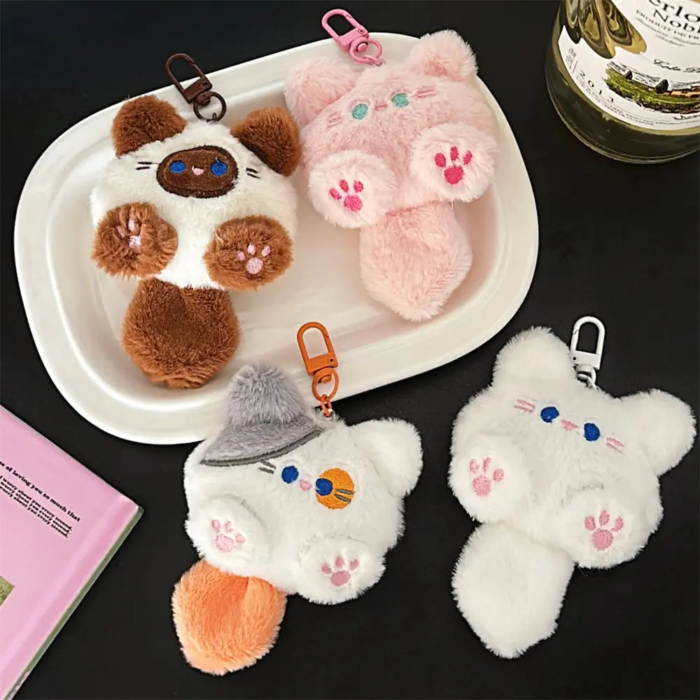Purr Charm Plush – Cute Cat Doll Keychain  Soft, adorable, and full of personality.