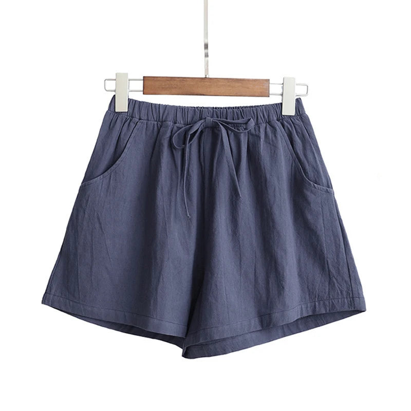 FlexLinen High-Waist Shorts – Lightweight Active Comfort  Move freely. Stay cool. Look effortlessly stylish.