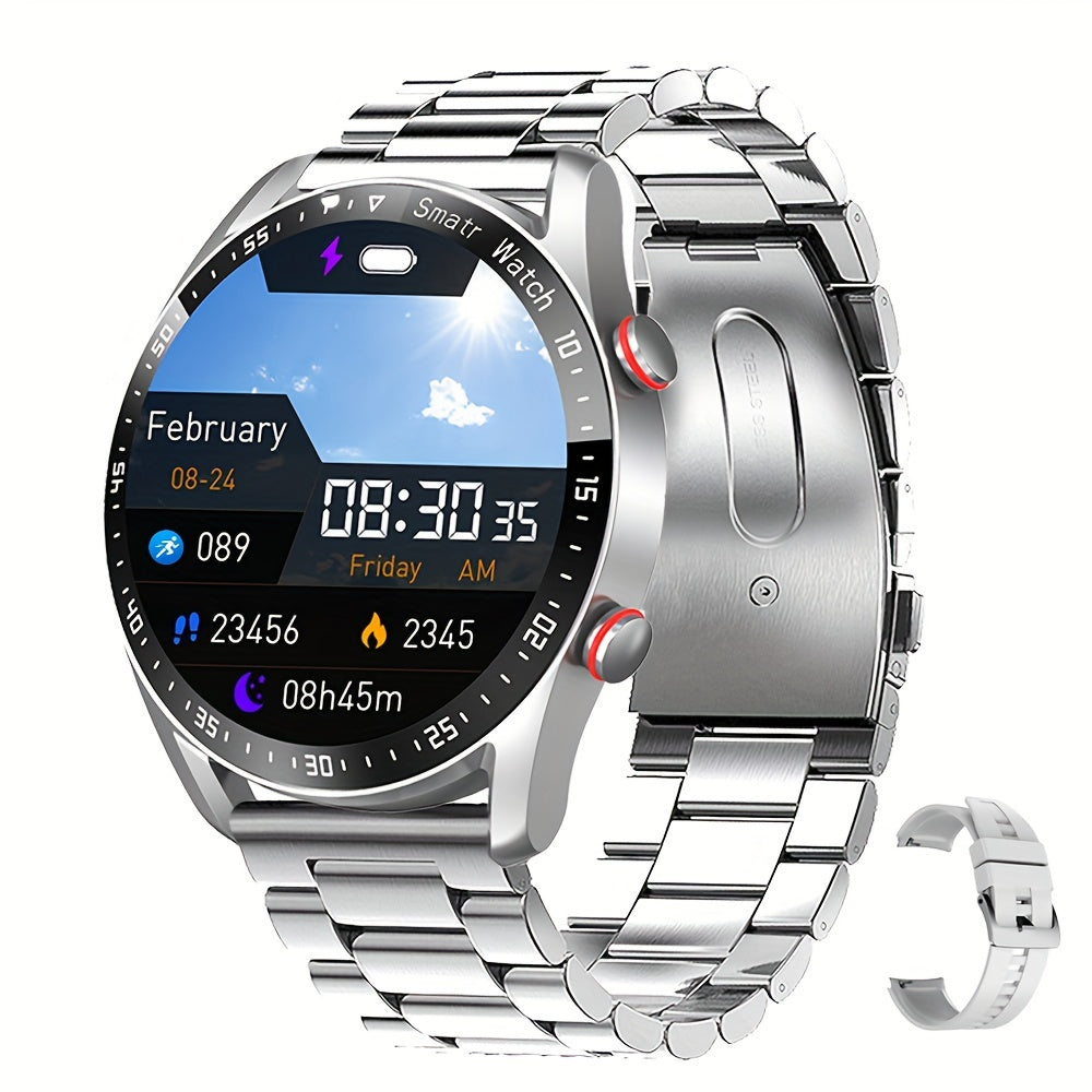 2023 New Wireless Call Smart Watch Men Sport Fitness Tracker Weather Display Man Smart Watch For Phone