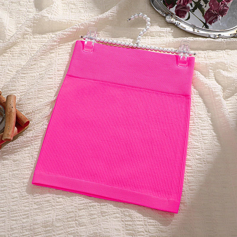 OfficeMuse Mini Skirt – High-Waist Knit Workwear  Sharp look. Sleek fit. Everyday confidence.
