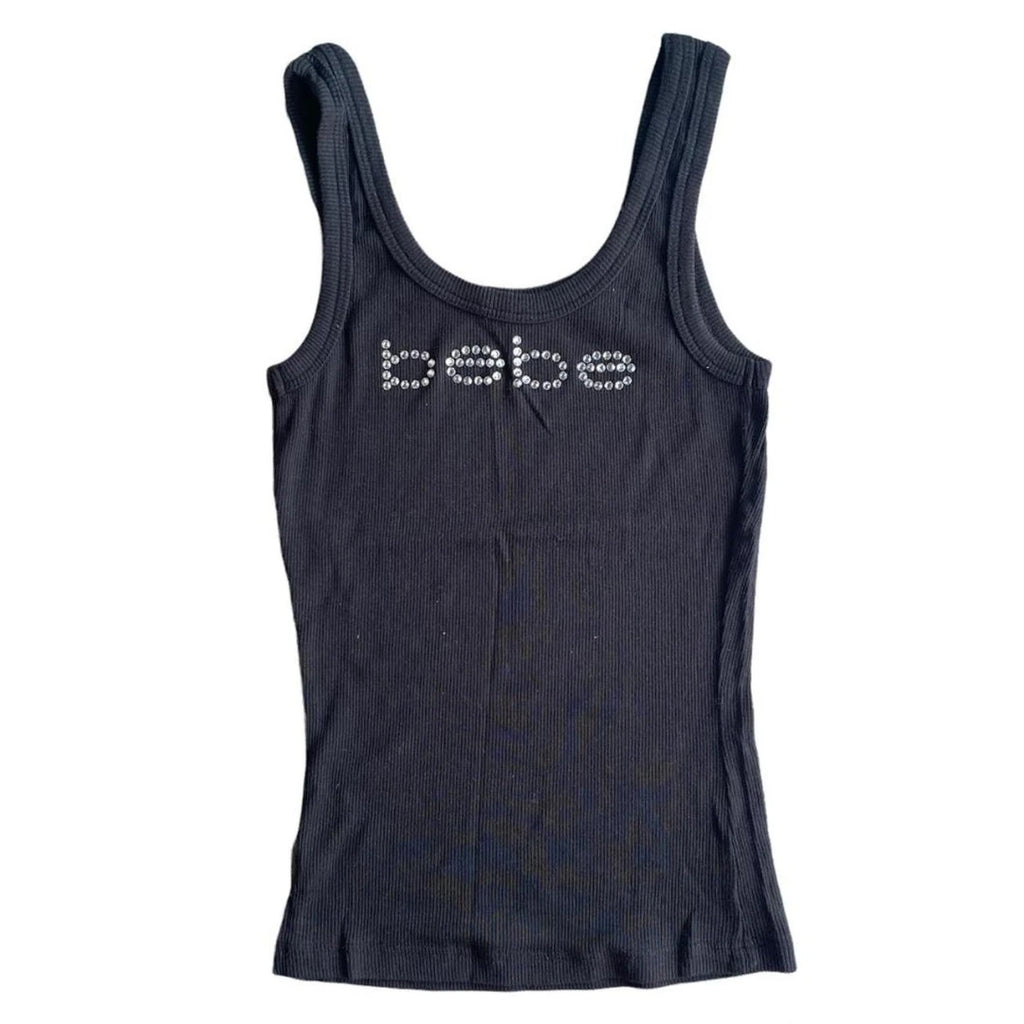 Rebel Core Baby Tee – Vintage Letter Print Crop Top  Bold attitude. Retro vibes. Street-ready style.