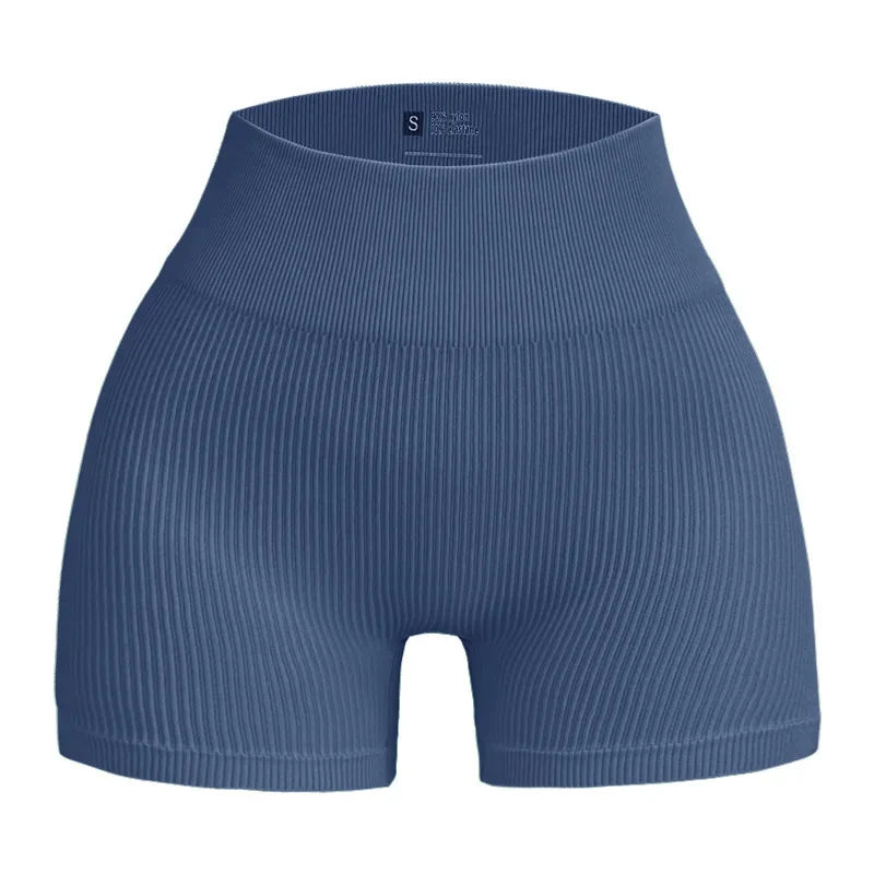 SculptFit Seamless Shorts – High-Waist Gym Essential  Lift, shape, and move with confidence.