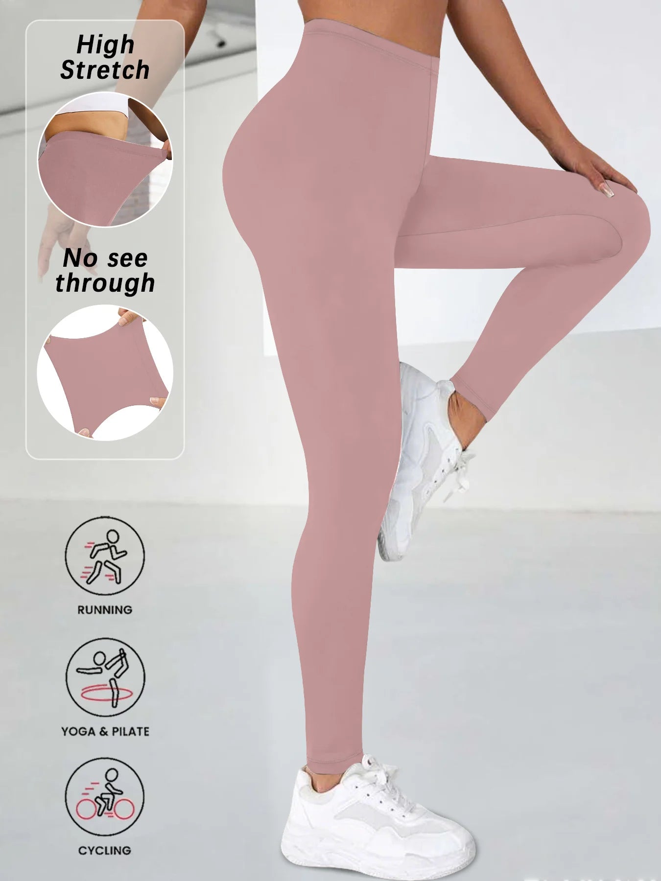 UltraSoft Flex Leggings – High-Elastic Workout Fit  Move freely. Feel confident. Perform your best.