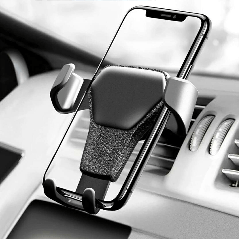 1pc Universal Gravity Auto Phone Holder, Car Air Vent Clip Mount, Mobile Phone Holder, CellPhone Stand Support - Not For Thick Case