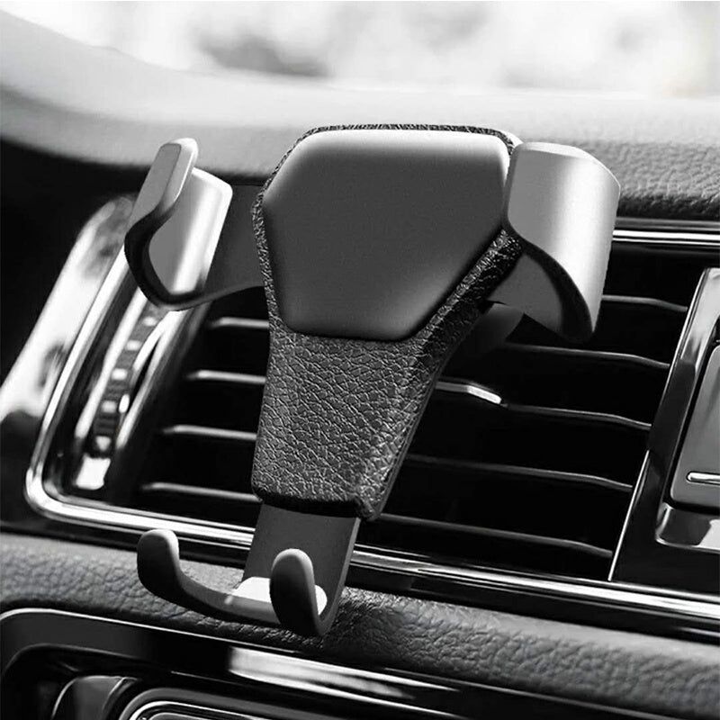 1pc Universal Gravity Auto Phone Holder, Car Air Vent Clip Mount, Mobile Phone Holder, CellPhone Stand Support - Not For Thick Case