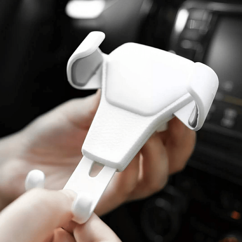 1pc Universal Gravity Auto Phone Holder, Car Air Vent Clip Mount, Mobile Phone Holder, CellPhone Stand Support - Not For Thick Case