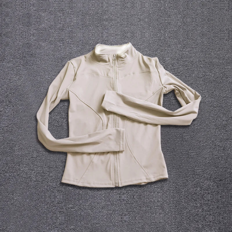 FlexFit Sport Jacket – Long Sleeve Workout Top  Lightweight feel. Sleek fit. Built for movement.