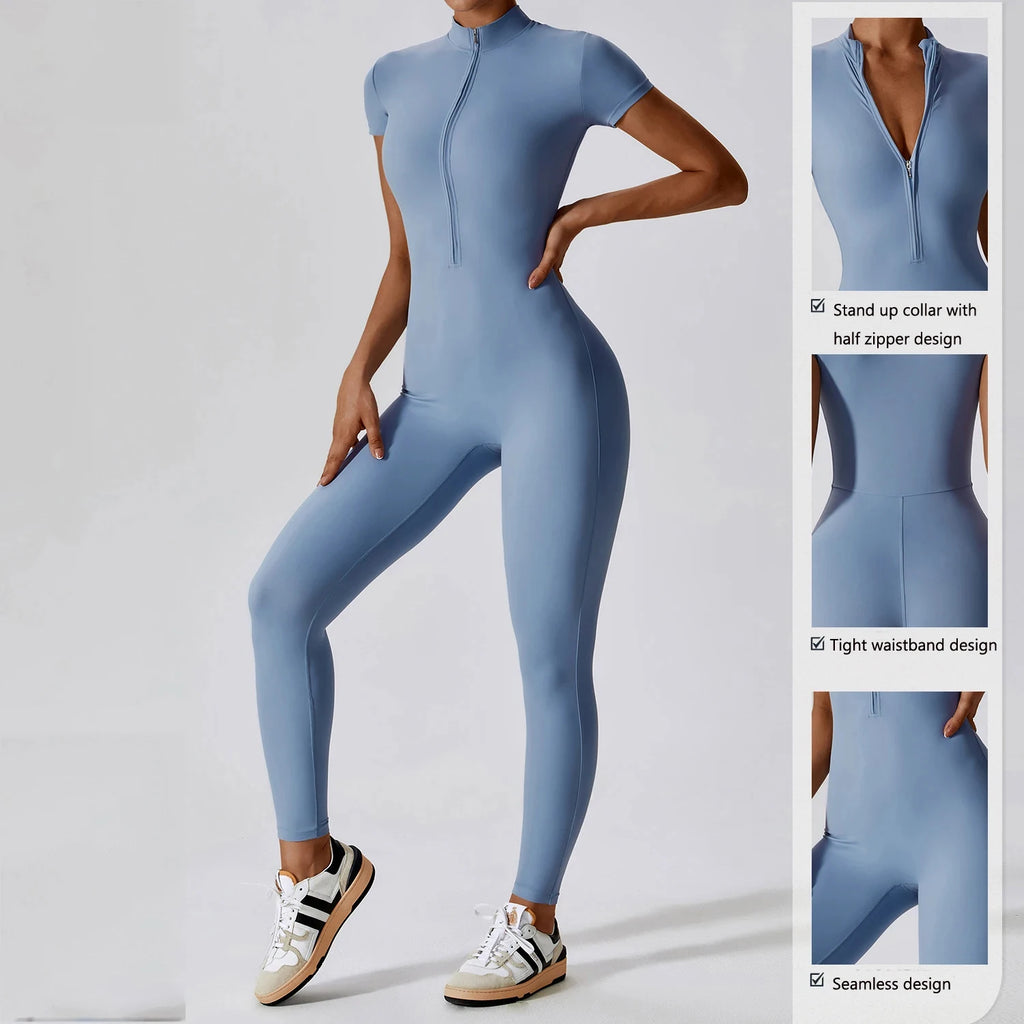 Therma Flex Jumpsuit – Long Sleeve Sculpt Active Suit  Warm coverage. Sleek fit. Total performance.