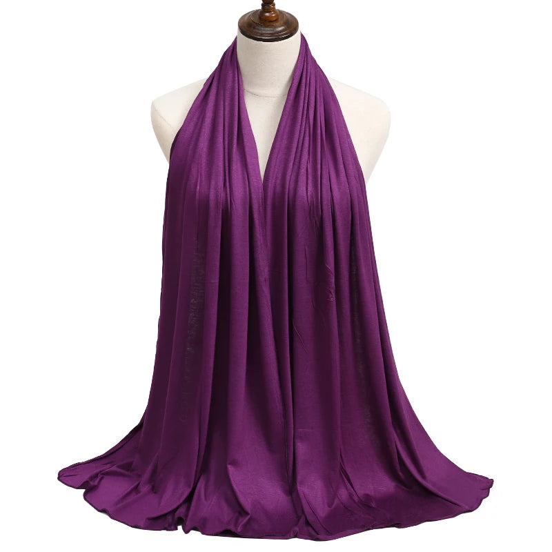 ModalSoft Hijab – Premium Cotton Jersey Scarf  Soft touch. Elegant drape. Everyday comfort.
