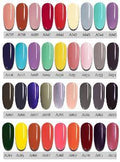 Solid color nail polish