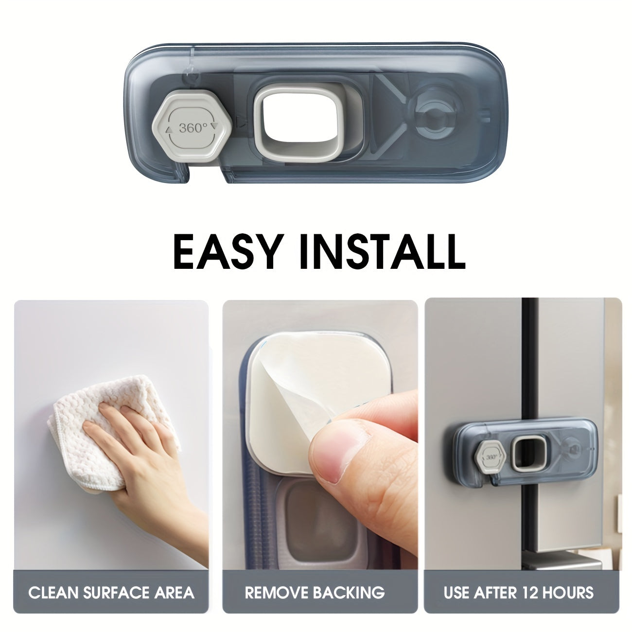 1pc Child Safety Fridge Lock Single-Door Refrigerator Door Stopper Baby Protection Kids Safety Care Freezer Lock Cabinet Lock Cabinet Door Lock