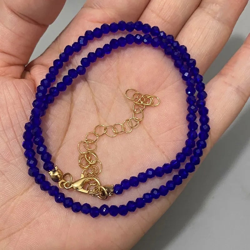 BeadCharm Choker – 3mm Minimal Chain Necklace  Simple beads. Sweet style. Everyday elegance.