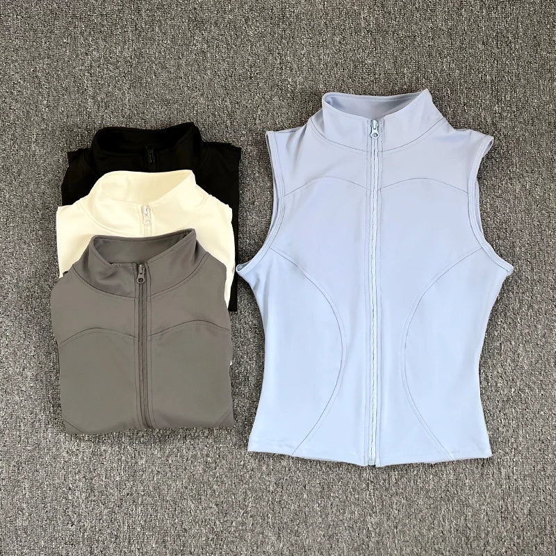 ZipFlex Sport Top – Sleeveless Quick-Dry Fit  Train harder. Stay cool. Look sharp.