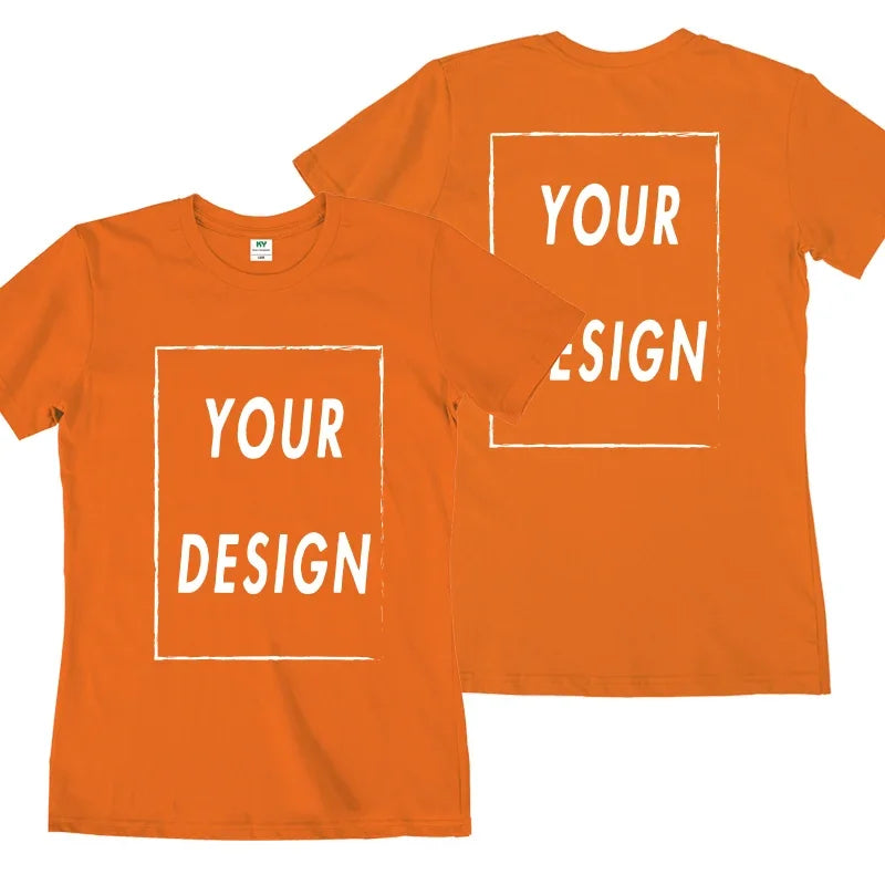 CustomPrint Team T-Shirt – Personalized Front & Back Design  Create your own style. Wear your identity.