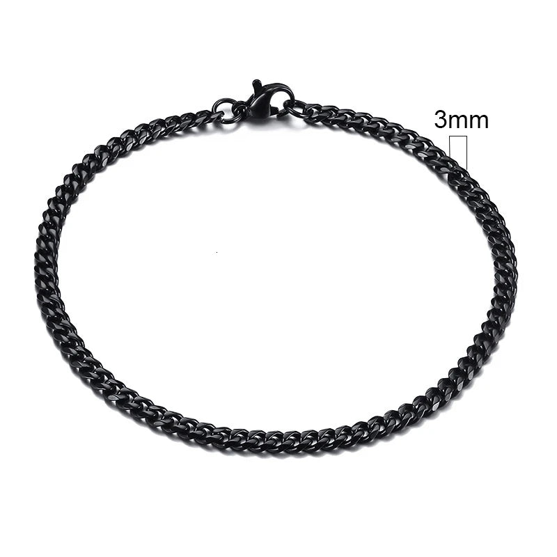 Curb Core Bracelet – Stainless Steel Cuban Link  Solid build. Clean style. Everyday power.
