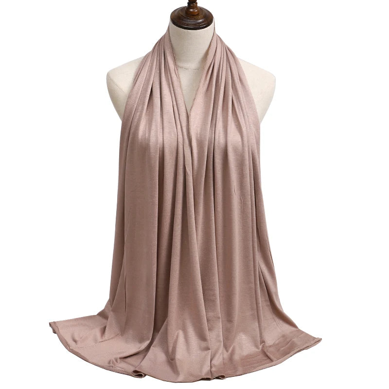 ModalSoft Hijab – Premium Cotton Jersey Scarf  Soft touch. Elegant drape. Everyday comfort.