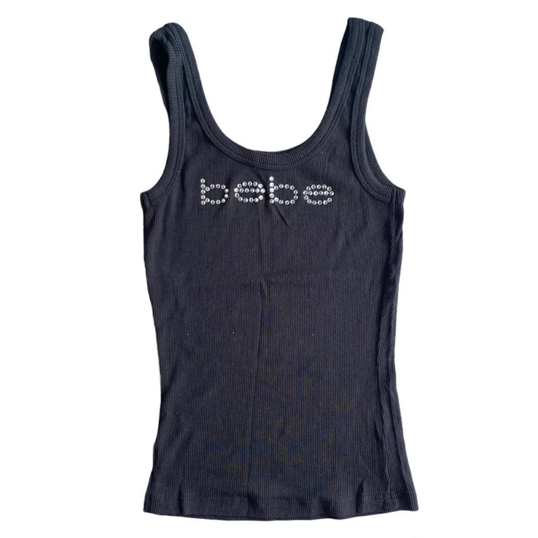 Rebel Core Baby Tee – Vintage Letter Print Crop Top  Bold attitude. Retro vibes. Street-ready style.