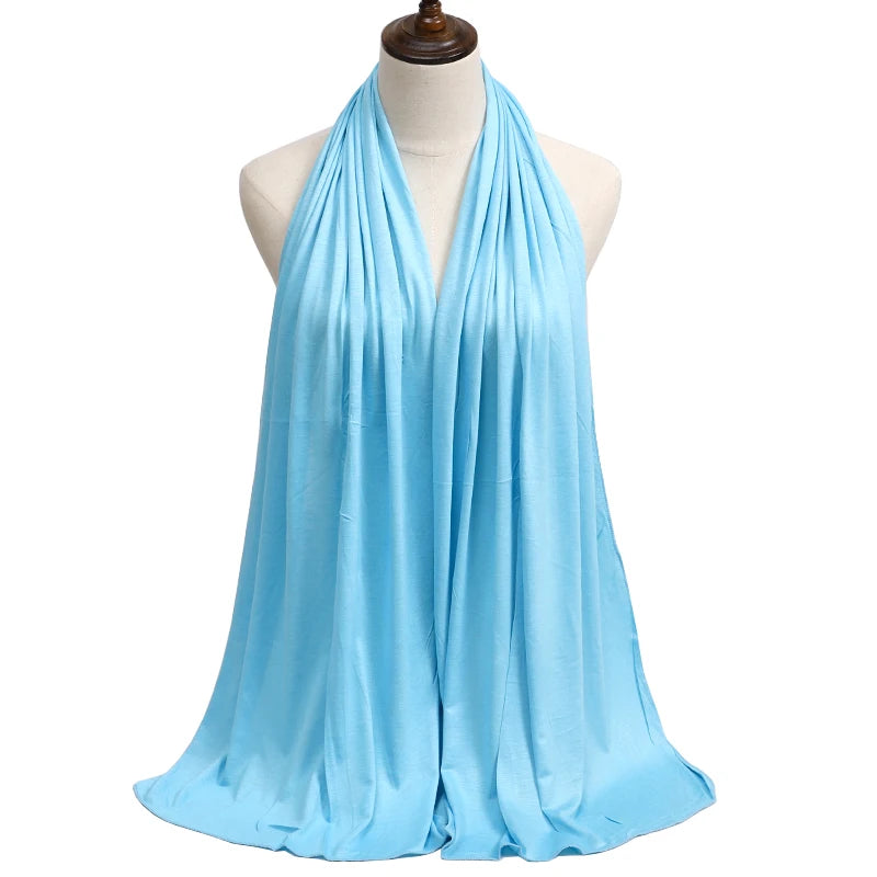 ModalSoft Hijab – Premium Cotton Jersey Scarf  Soft touch. Elegant drape. Everyday comfort.