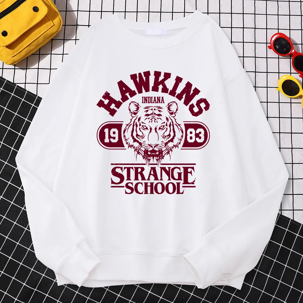 Hawkins 1983 Sweatshirt – Vintage Streetwear Pullover  Retro vibes. Cozy comfort. Iconic style.