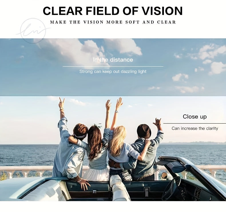 1pc Men's Polarized, Unisex UV400 Protection Anti-Glare Glasses