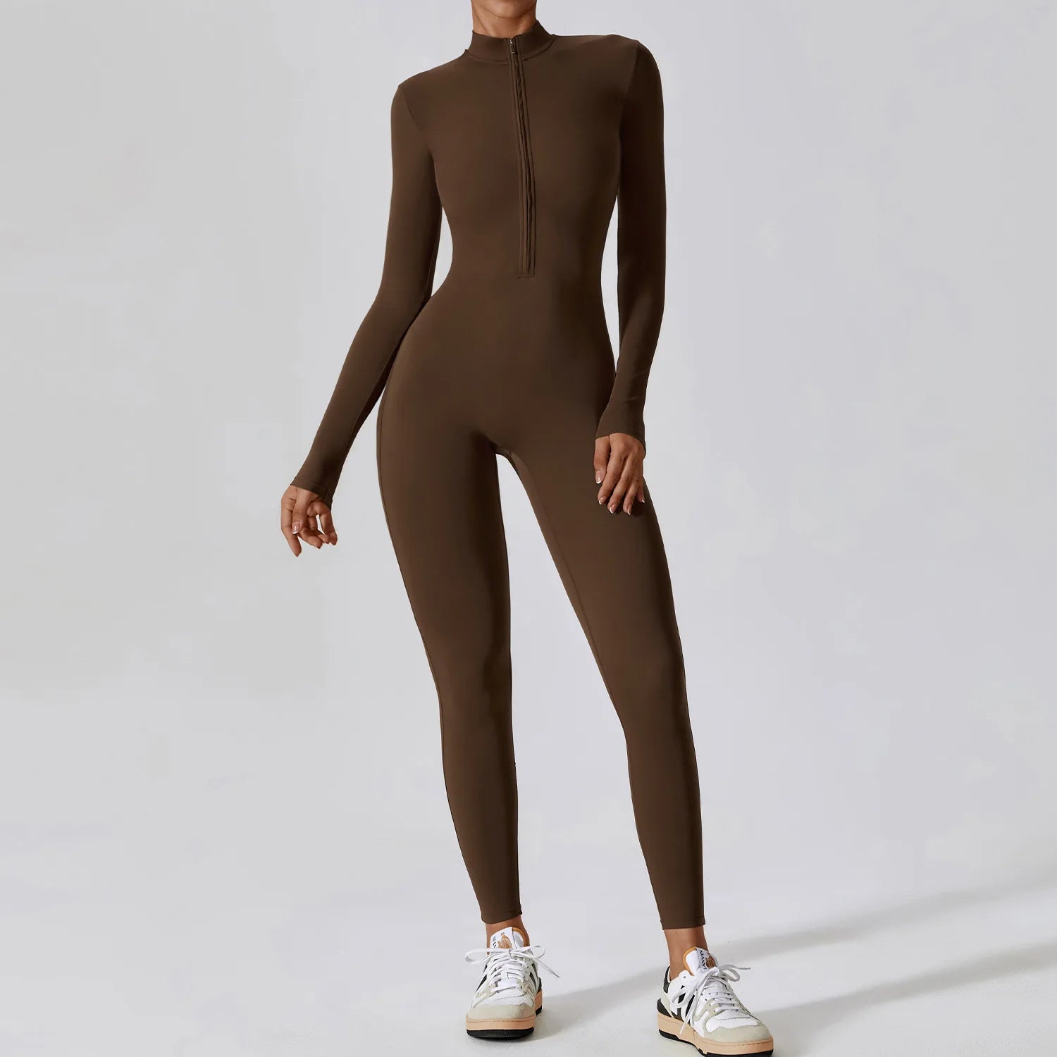 Therma Flex Jumpsuit – Long Sleeve Sculpt Active Suit  Warm coverage. Sleek fit. Total performance.