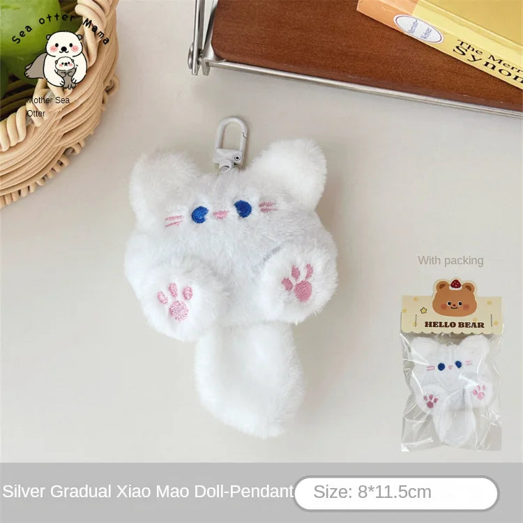 Purr Charm Plush – Cute Cat Doll Keychain  Soft, adorable, and full of personality.