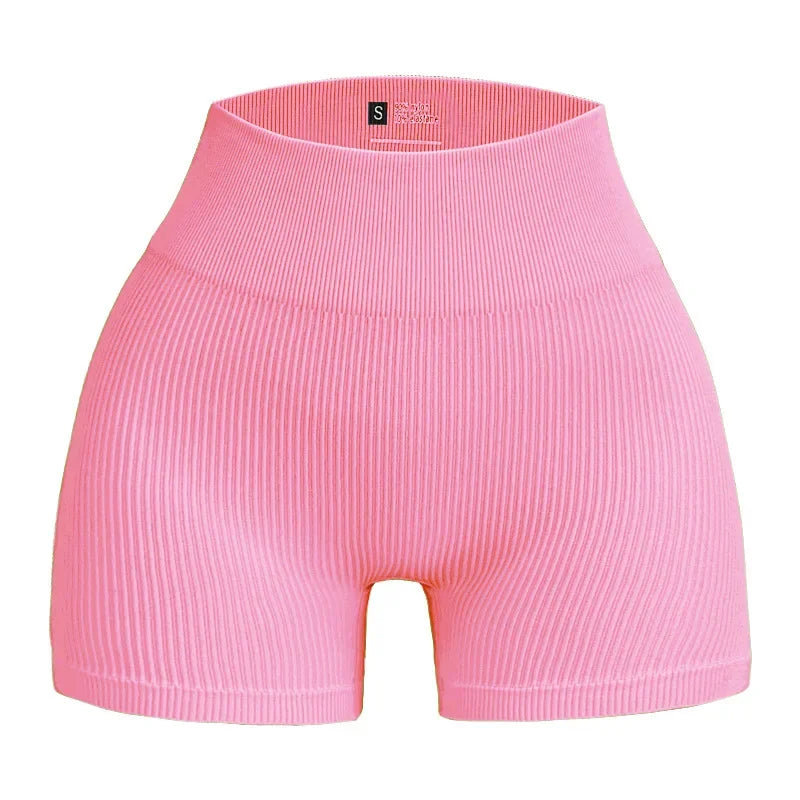 SculptFit Seamless Shorts – High-Waist Gym Essential  Lift, shape, and move with confidence.