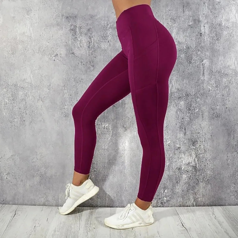 PocketSculpt Leggings – High-Waist Butt Lift Fit  Train smart. Stay confident. Carry your essentials.