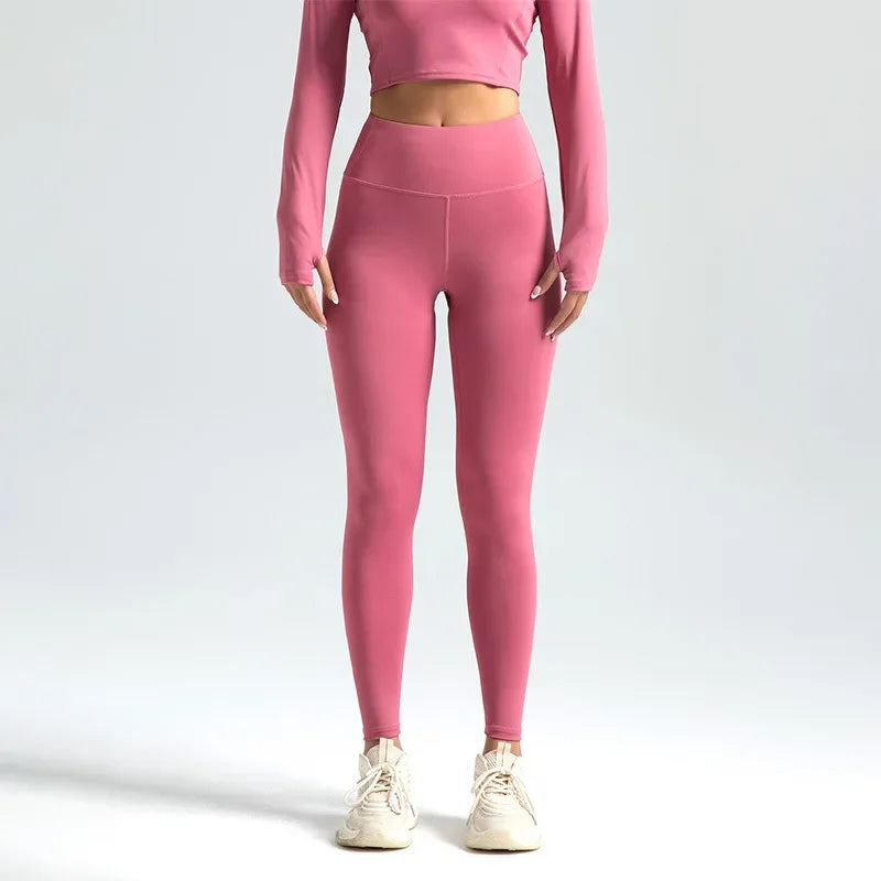 SculptFlex Seamless Leggings – High-Waist Booty Lift Fit (S–3XL)  Sculpt your curves. Move freely. Fit for every body.