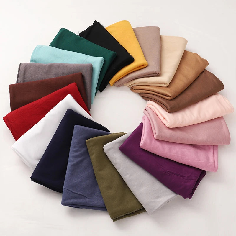 ModalSoft Hijab – Premium Cotton Jersey Scarf  Soft touch. Elegant drape. Everyday comfort.