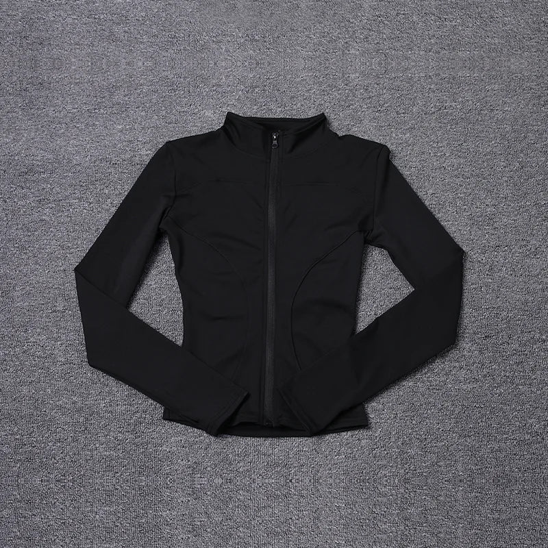 FlexFit Sport Jacket – Long Sleeve Workout Top  Lightweight feel. Sleek fit. Built for movement.