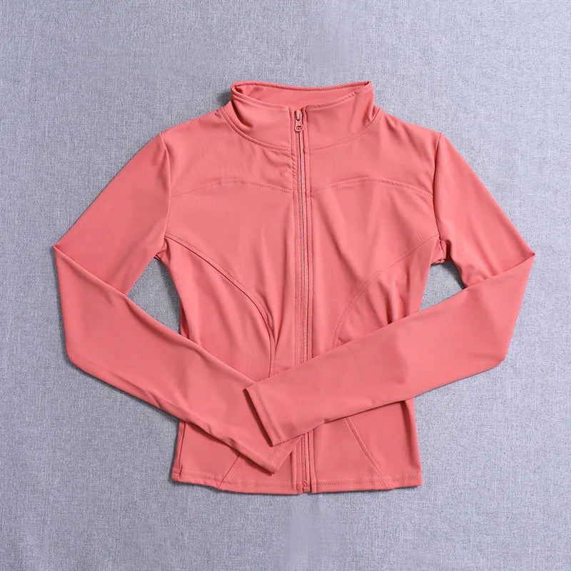 FlexFit Sport Jacket – Long Sleeve Workout Top  Lightweight feel. Sleek fit. Built for movement.