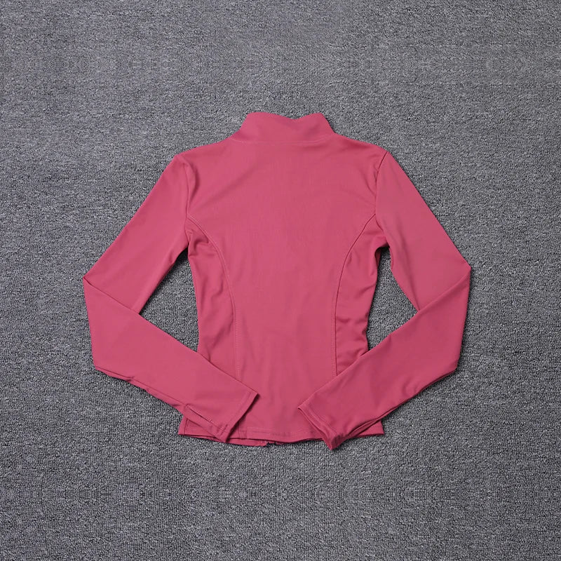 FlexFit Sport Jacket – Long Sleeve Workout Top  Lightweight feel. Sleek fit. Built for movement.