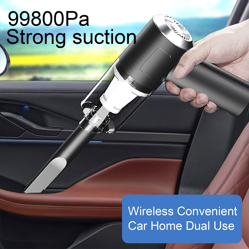 120W Cordless Handheld Vacuum Cleaner Small Mini Portable Car Auto
