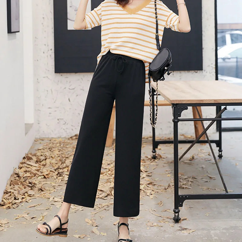 SilkAir Wide-Leg Pants – Lightweight Summer Comfort  Flowy, cool, and effortlessly elegant.