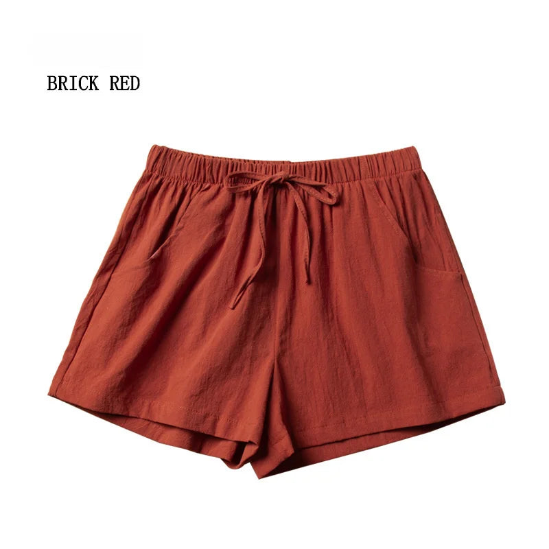 FlexLinen High-Waist Shorts – Lightweight Active Comfort  Move freely. Stay cool. Look effortlessly stylish.