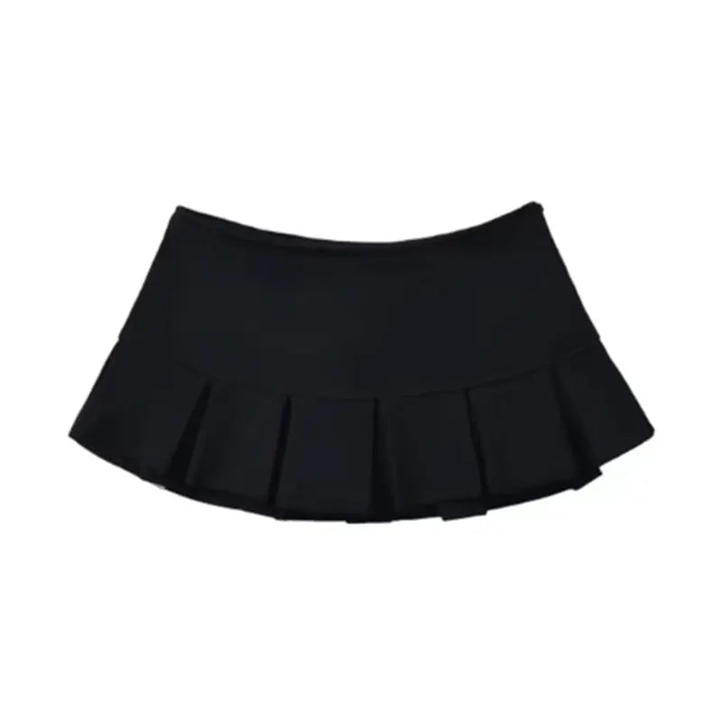 PleatMuse Mini Skirt – Y2K Low-Waist A-Line Style  Playful, flirty, and effortlessly iconic.