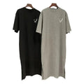 Easy Muse T-Shirt Dress – Loose Mid-Length Summer Fit  Relaxed comfort. Effortless style. Everyday essential.