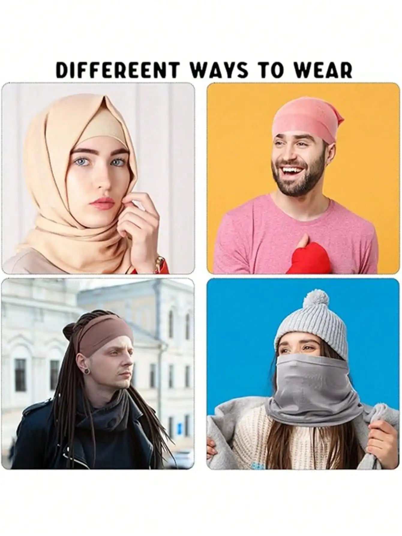 ComfortWrap Ninja Undercap – Soft Stretch Hijab Base  Secure fit. All-day comfort. Effortless styling.