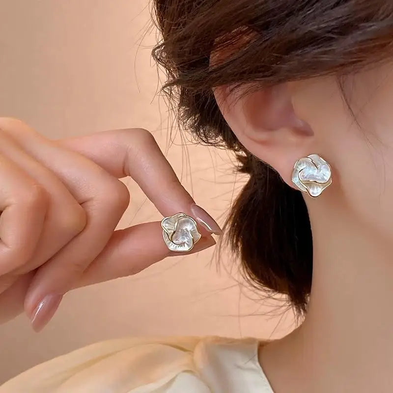 Crystal Heart Hoops – 925 Silver Needle Earrings  Soft sparkle. Sweet charm. Everyday luxury.