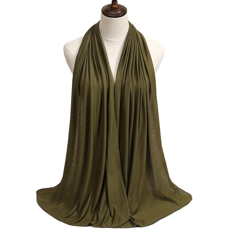 ModalSoft Hijab – Premium Cotton Jersey Scarf  Soft touch. Elegant drape. Everyday comfort.