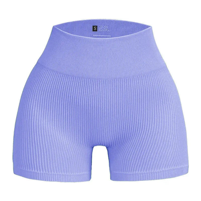 SculptFit Seamless Shorts – High-Waist Gym Essential  Lift, shape, and move with confidence.