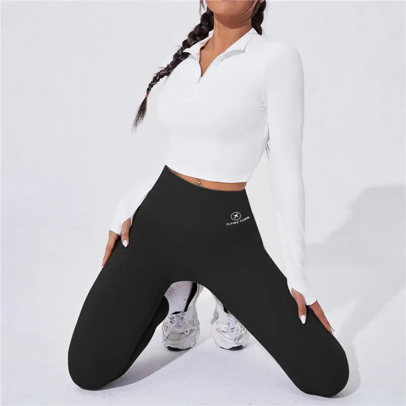 ThermaSculpt Leggings – High-Waist Warm Fitness Fit  Stay warm. Move freely. Sculpt your shape.