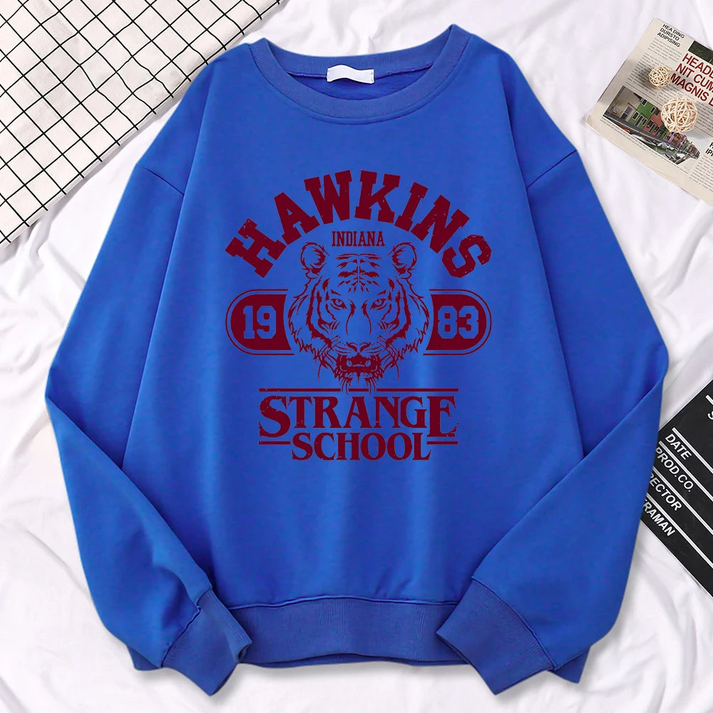 Hawkins 1983 Sweatshirt – Vintage Streetwear Pullover  Retro vibes. Cozy comfort. Iconic style.