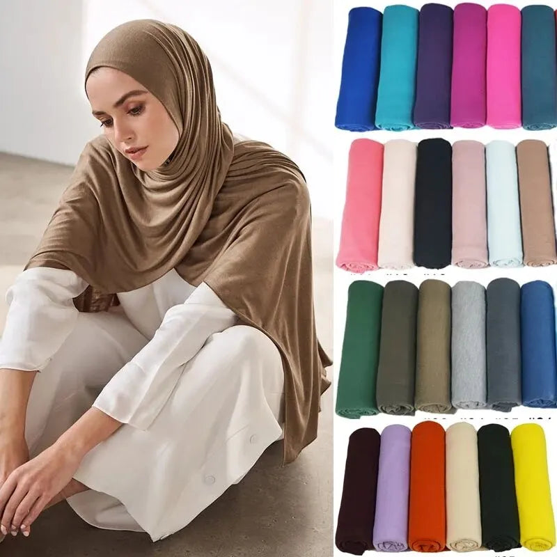Soft Flow Jersey Hijab – Lightweight Everyday Scarf  Comfort, elegance, and effortless style.