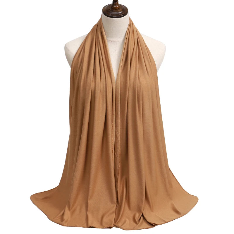 ModalSoft Hijab – Premium Cotton Jersey Scarf  Soft touch. Elegant drape. Everyday comfort.