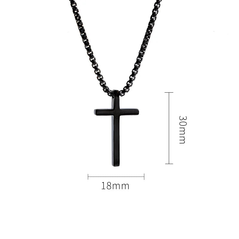 CrossCore Necklace – Titanium Steel Pendant  Clean design. Strong meaning. Everyday style.